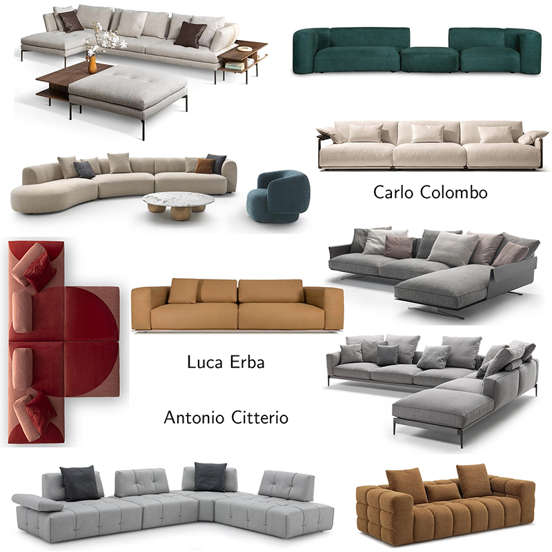 十款Luca Erba室內(nèi)設(shè)計(jì)家具Baxter巴克斯特設(shè)計(jì)雙人多人位沙發(fā)輕奢豪華酒店別墅會(huì)所