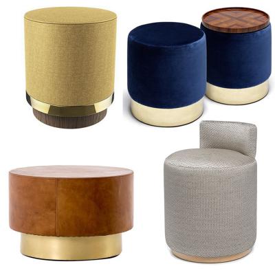 10款米洛提Rodolfo Dordoni土耳其圓形三角型茶幾凳子兩用輕奢極簡