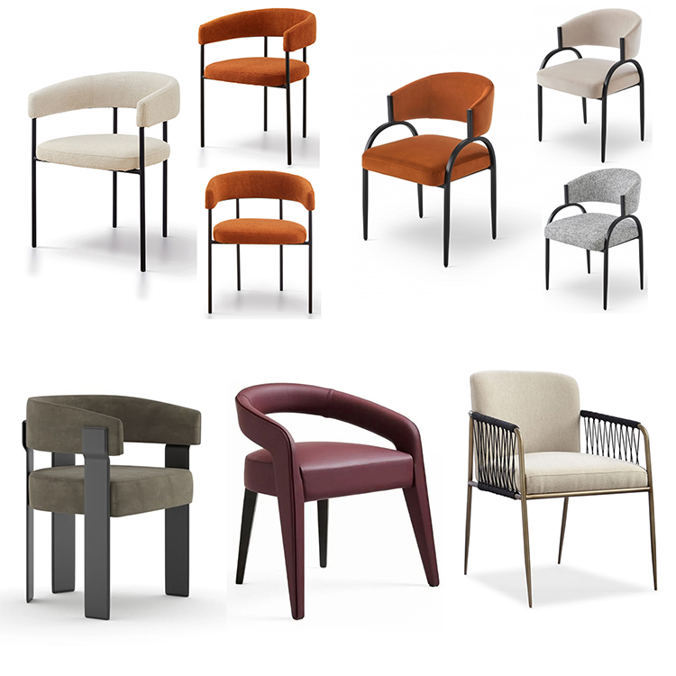 十款2025年新品意大利Luca Erba設(shè)計(jì)室內(nèi)外防水Marco Piva 餐椅小型休閑椅極簡(jiǎn)