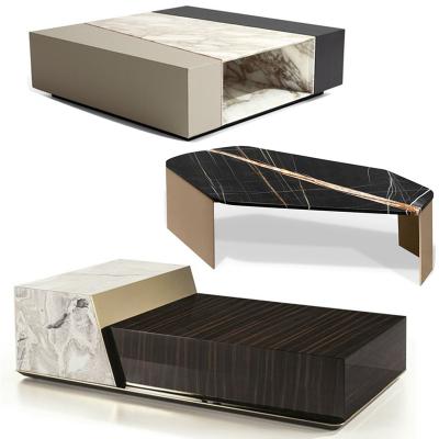 4款Longhi茶幾Giancarlo Bosio不銹鋼鍍金大理石茶幾實(shí)木Tonino Lamborghini Giuseppe Iasparra