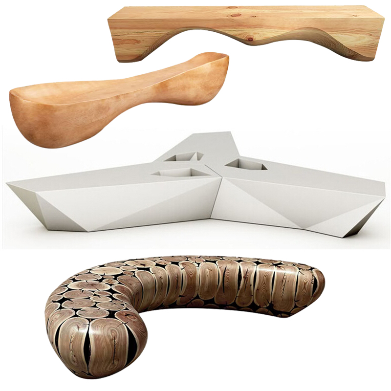 多款VONDOM FAZ Bench菱形組合沙發(fā)戶外庭院長凳 機(jī)場時尚創(chuàng)意長凳 三菱戶外玻璃鋼花瓶多人沙發(fā)