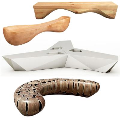 多款VONDOM FAZ Bench菱形組合沙發(fā)戶外庭院長凳 機場時尚創(chuàng)意長凳 三菱戶外玻璃鋼花瓶多人沙發(fā)