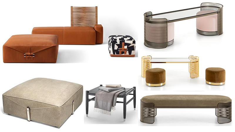 新品十款Turri圖里精致長凳子Paolo Vernier設(shè)計Cassina卡西納沙發(fā)茶幾收納輕奢意式