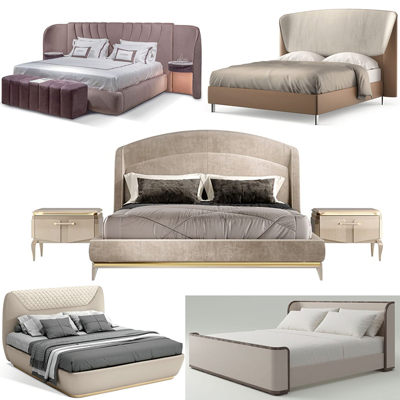 10款新品Turri圖里輕奢后現(xiàn)代Longhi隆吉軟床鋪Giuseppe Iasparra意式高端家具