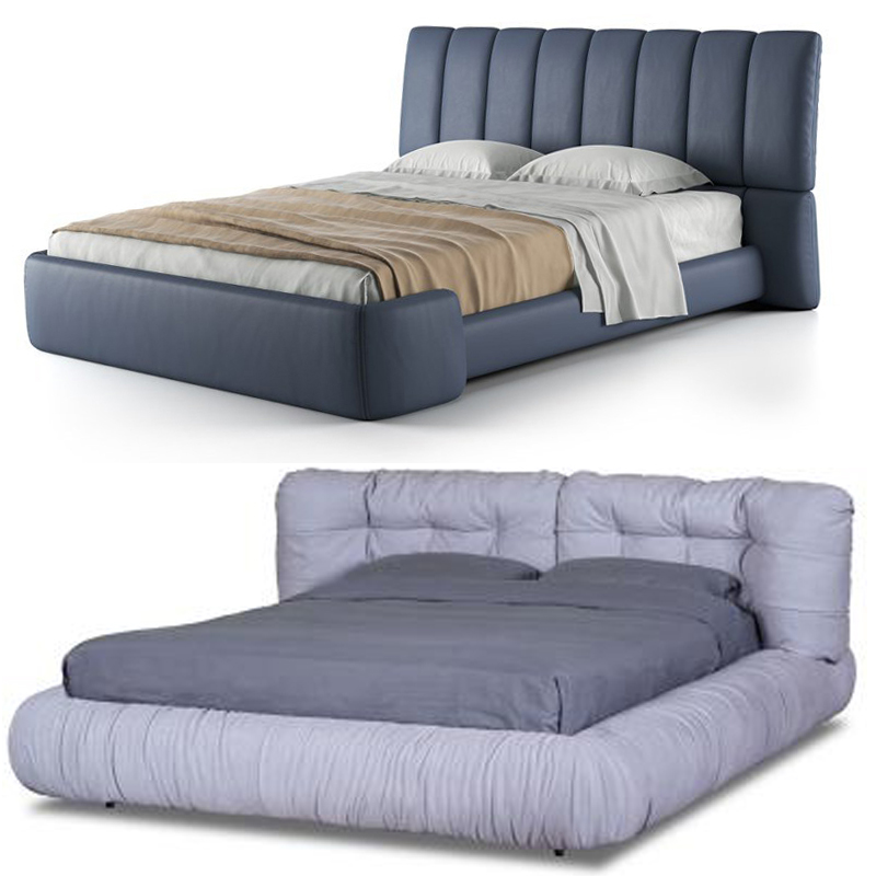 八款Paola Navone意大利納沃尼設(shè)計師 巴克斯特米拉諾雙人床婚床大房床