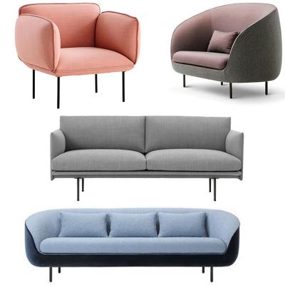六款沙發(fā) GamFratesi丹麥設(shè)計(jì)師網(wǎng)紅單人雙人Nakki sofa沙發(fā) 三人位簡約現(xiàn)代辦公室 接待會(huì)客商務(wù)休閑