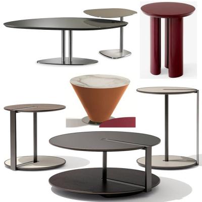 4款意大利茶幾m2atelier不銹鋼實木大理石John Astbury玻璃鋼邊幾Giorgio Soressi