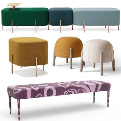 多款腳踏Nadadora沙發(fā)凳大象椅長凳 elephant stool長條沙發(fā)休息凳子矮凳雙人位長凳子